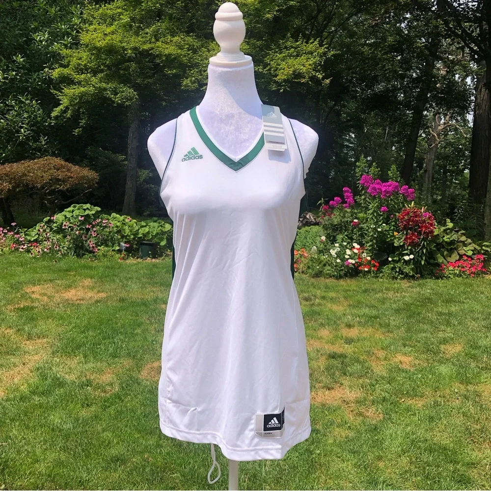 Women’s White Adidas Tank Top - Picture 1 of 8